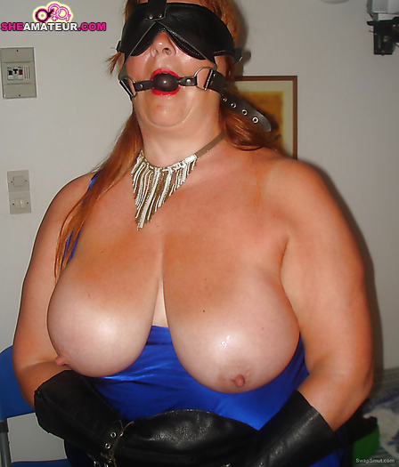 A Bbw Lady In Bondage With Ball Gag HOMEM