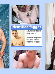Laurenz loves whereing panties and loves to show the word