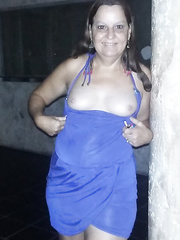 We liked it the first time so we bring you more of the slutty blue dress