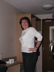 Jayne Ford posing for a shoot in readers wives