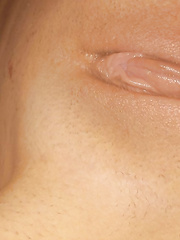 A few closeup pictures of my 40 year old wifes shaved, dripping wet pussy