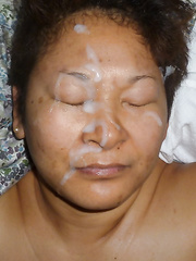 Two facial pics of Wati being blasted, and the rest are new panty pics