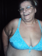 new pics 6 showing off bbw shiny blue panties