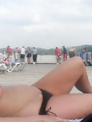 Topless on cruise ship