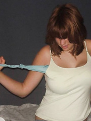 sexy girfriend with lovely breasts