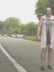 trannyslut exposed on public places