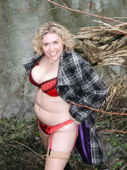 Barby down by the river