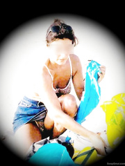 caught unaware by a telelens