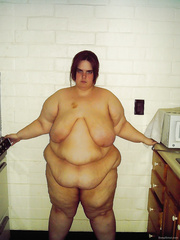 My shared ssbbw slut wife exposing herself in the nude