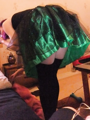 Little sexy and cute green haloween skirt bought from ASDA
