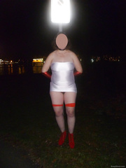 Street hooker Denise pictures of me working the streets in my new hooker dress