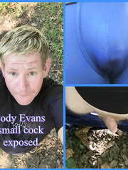 Cody evans diminutive wang in nature's garb for your veiwing joy or he-he