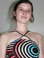 Pleasing brunette hair in nylon likes anal and oral-service