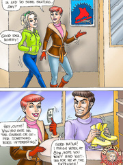 Tempted Amanda strapon-ding-dong Hot Skateting strapon(en)