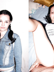 Mariana always looking hot clothed in nature's garb