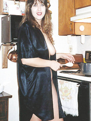 Crystal doing housework for your entertainment and pleasure