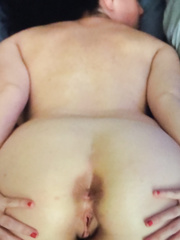 Some valuable shots of my wife in position to take a sick in her booty