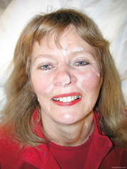 Giant cum load on matures face