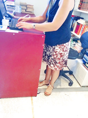 Awesome hawt bookseller in Italy