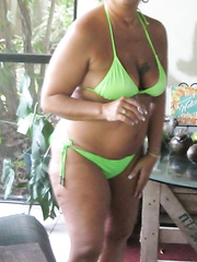 Large tit mother i'd like to fuck showing off in her strap.