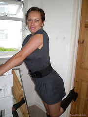 Hot wife named KIM is a obscene little wench
