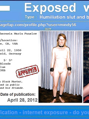 Theresia Fanslow Doxy Wife Displayed for Blacks