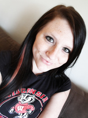 Dilettante self discharged of marvelous legal age teenager Freckles18 in hot darksome pants