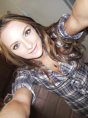 Kennedy Nash is doing some excellent self shots during the time that this babe is bare