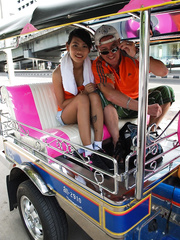 Beautiful Thai angel acquiesces to take off her garments for a visiting sex tourist