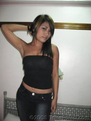 Filipina hotty with miniature billibongs and a hairless vagina bangs a sex traveler