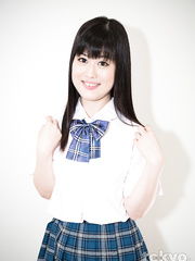 Japanese schoolgirl in socks and petticoat chokes on a jock during a face fucking