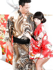 Dark Brown Oriental legal age teenager Marica Hase giving cook jerking & fucking on top during massage