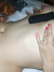 My busty girlfriend waiting to be picked up by anyone of you who cheers