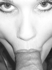 Some pictures with a cock in my mouth for you to enjoy