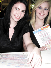 Corpulent babe Ashley Sage Ellison and her breasty gf go out on the city