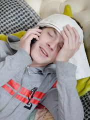 Youthful golden-haired cutie goes booty to face hole with her hair in pigtails