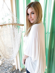 Good non-professional cutie with large whoppers Danielle places a sex toy in her arse