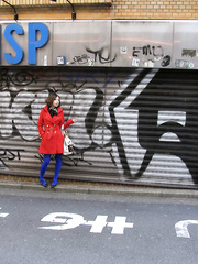 Japanese legal age teenager Megu models for candid shots of her stripped and non bare every day life