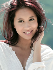 Beach playgirl Paula Shy revealing large all natural legal age teenager mambos for glamour widen