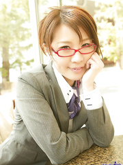 Japanese legal age teenager receives picked and masturbated in pointy heels and stockings