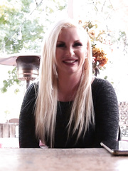 Blond doxy Jaruska Ross ooze jism from bawdy cleft after a group sex