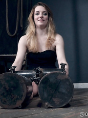 Hawt obedient whore Kate Kenzi acquires spanked and toyed up during S&M session