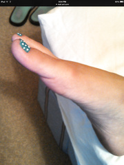 Wife beautiful feet and long toes for foot fetish lovers