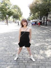 Lera girlfriend shows her charms and dreams about group sex