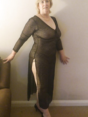 Karen sexy nighty strip and showing some pussy