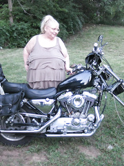 Did pics in my new back yard on a Harley Davidson