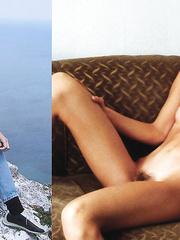 German girl Bettina clothed and nude revealing all of me