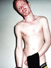 Gudbjartur Walter naked with hardon and showing ass