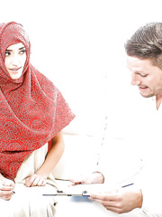 Sexy model Chloe Amour getting screwed from behind & teats overspread in cum