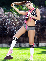 Photo set of 4 women Gigi Marie,ding-dong Leanna Decker,ding-dong Levi Marie,ding-dong Yesenia Bustillo